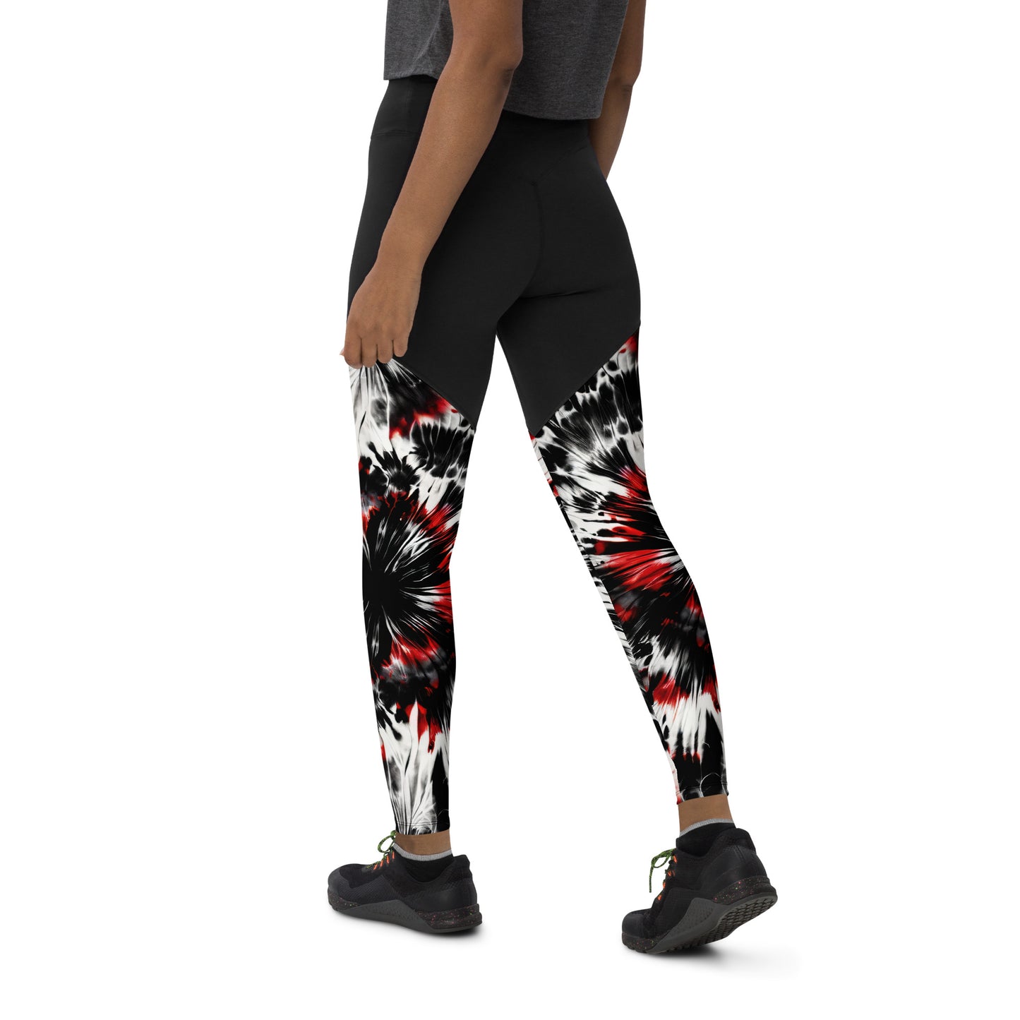 Sports Leggings Vampire's Veil - ErdeGora