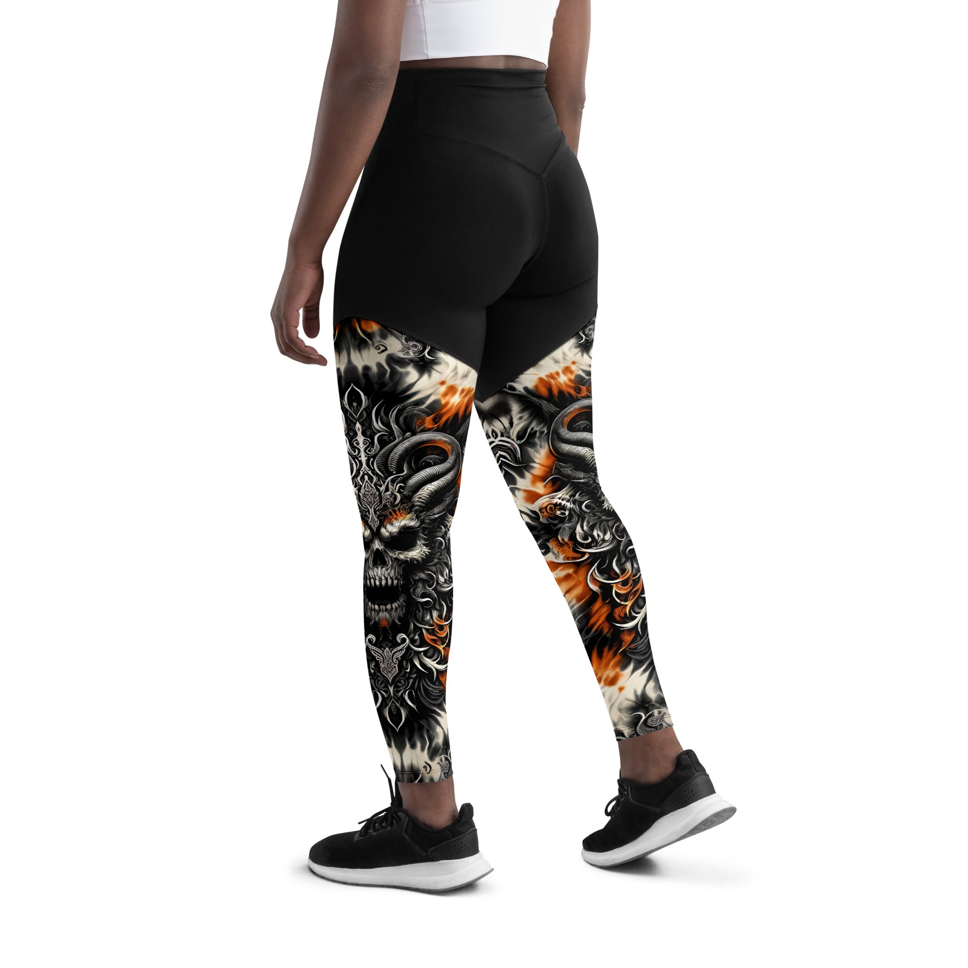 Sports Leggings Twilight Flame - ErdeGora