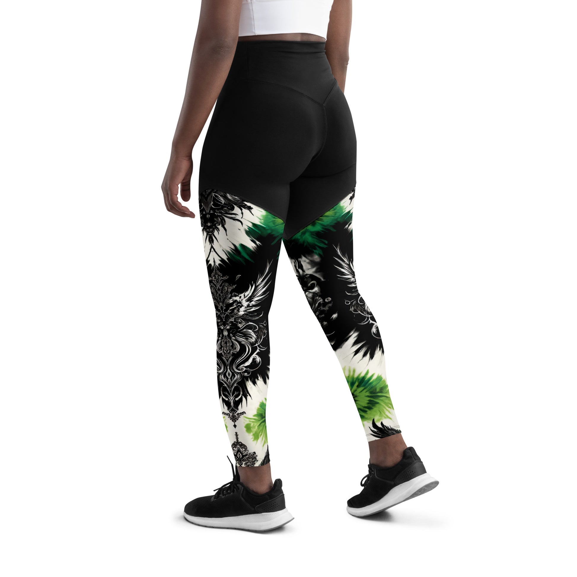 Sports Leggings Enchanted Emerald - ErdeGora