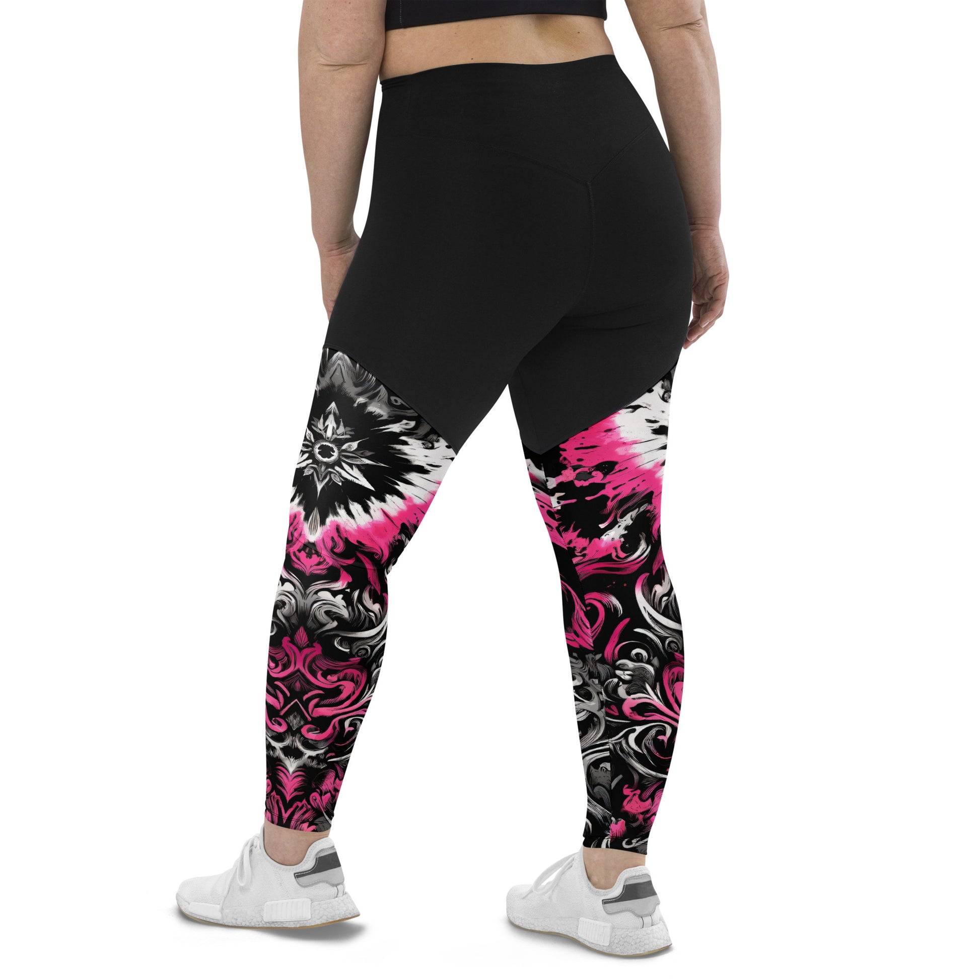 Sports Leggings Dark Blush - ErdeGora