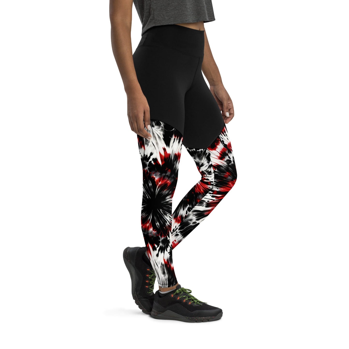 Sports Leggings Vampire's Veil - ErdeGora