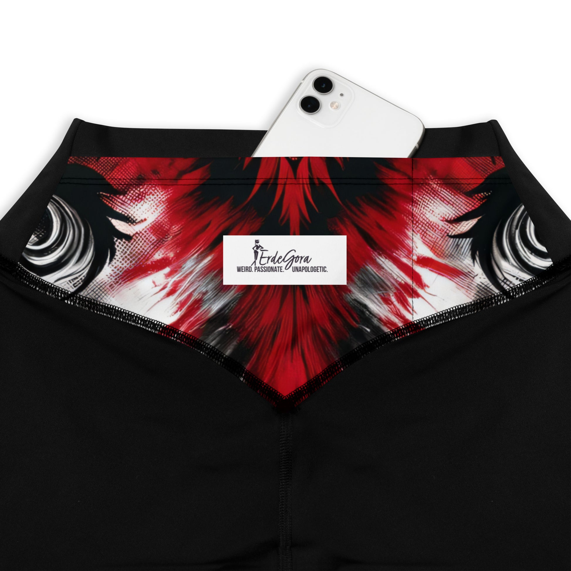 Sports Leggings Crimson Nocturn - ErdeGora