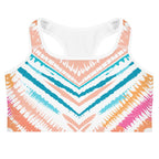 Tie-dye Sports Bra Peachy Blues - ErdeGora