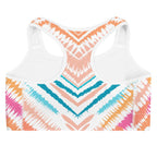Tie-dye Sports Bra Peachy Blues - ErdeGora