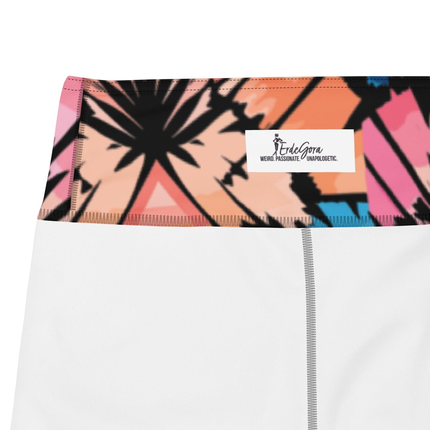 Tie-dye Yoga Shorts Peachy Saltwater - ErdeGora