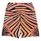 Tie-dye Yoga Shorts Peachy Tiger Shark - ErdeGora