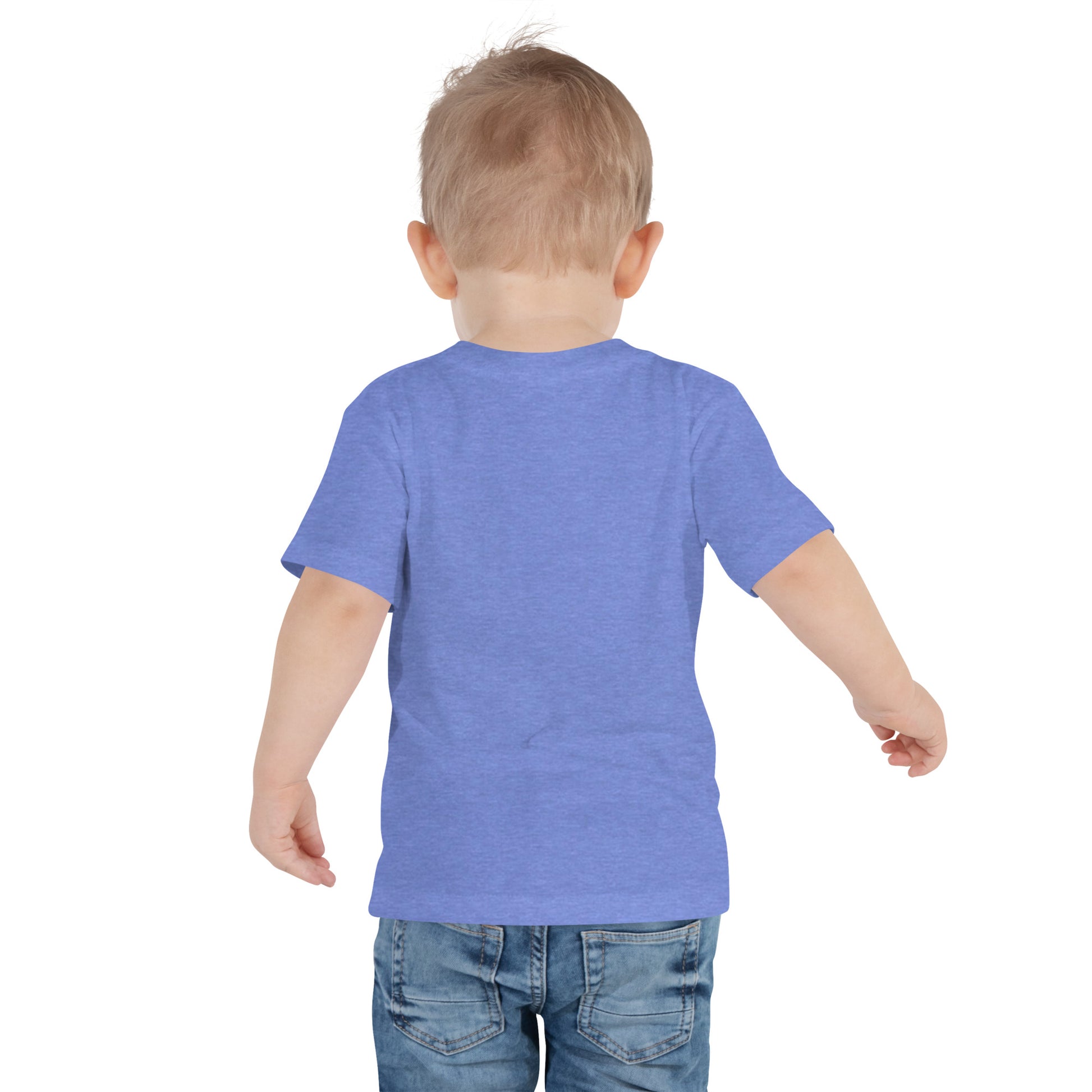 Toddler Short Sleeve Tee Roaring Into Three - ErdeGora