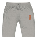 Unisex Fleece Sweatpants Embroidered Unapologetically Weird and Passionate - ErdeGora