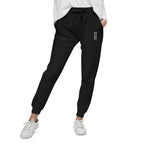 Unisex Fleece Sweatpants Embroidered Unapologetically Weird and Passionate - ErdeGora