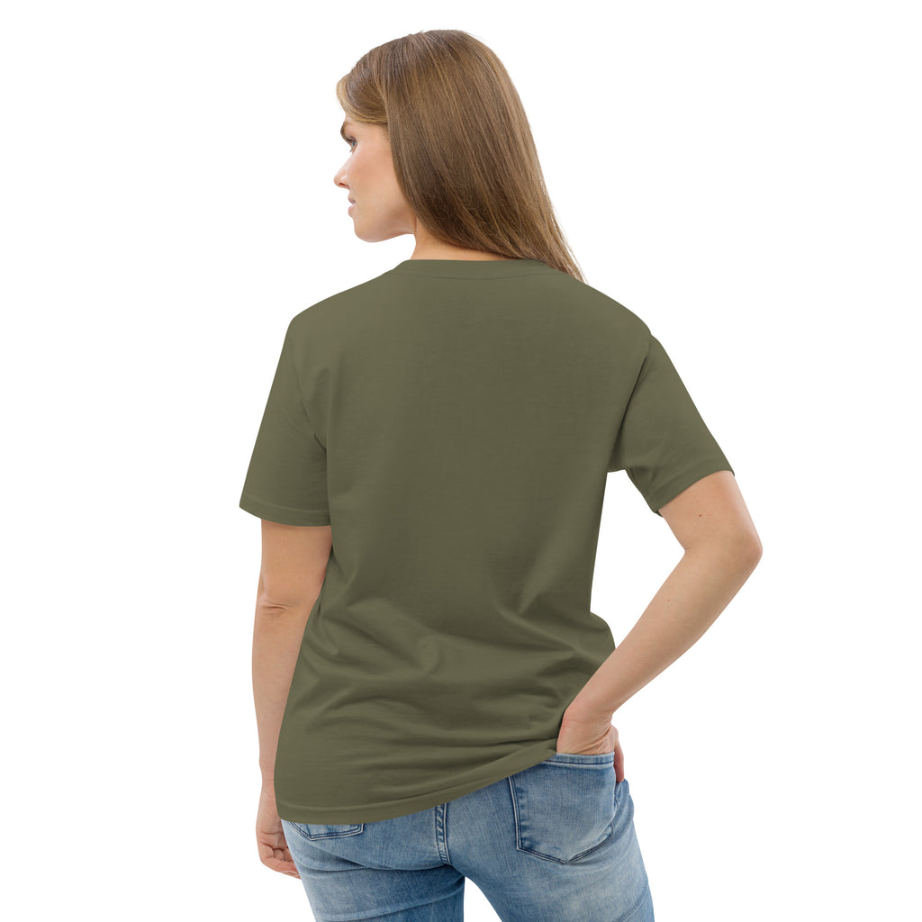 Personalize it! Unisex Organic Cotton T-shirt Move In Invitation - ErdeGora