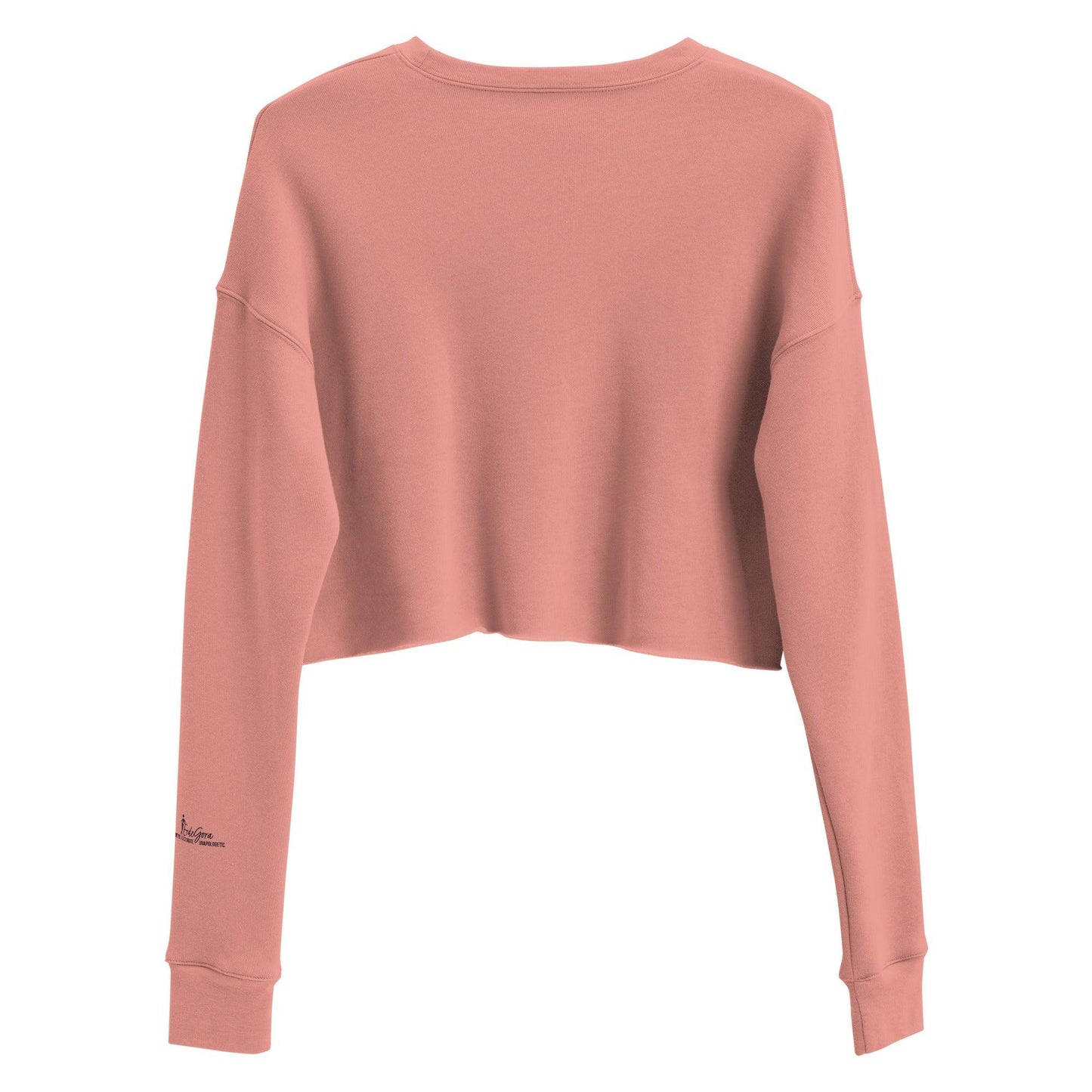 Women’s Crop Sweatshirt It is What it is - ErdeGora