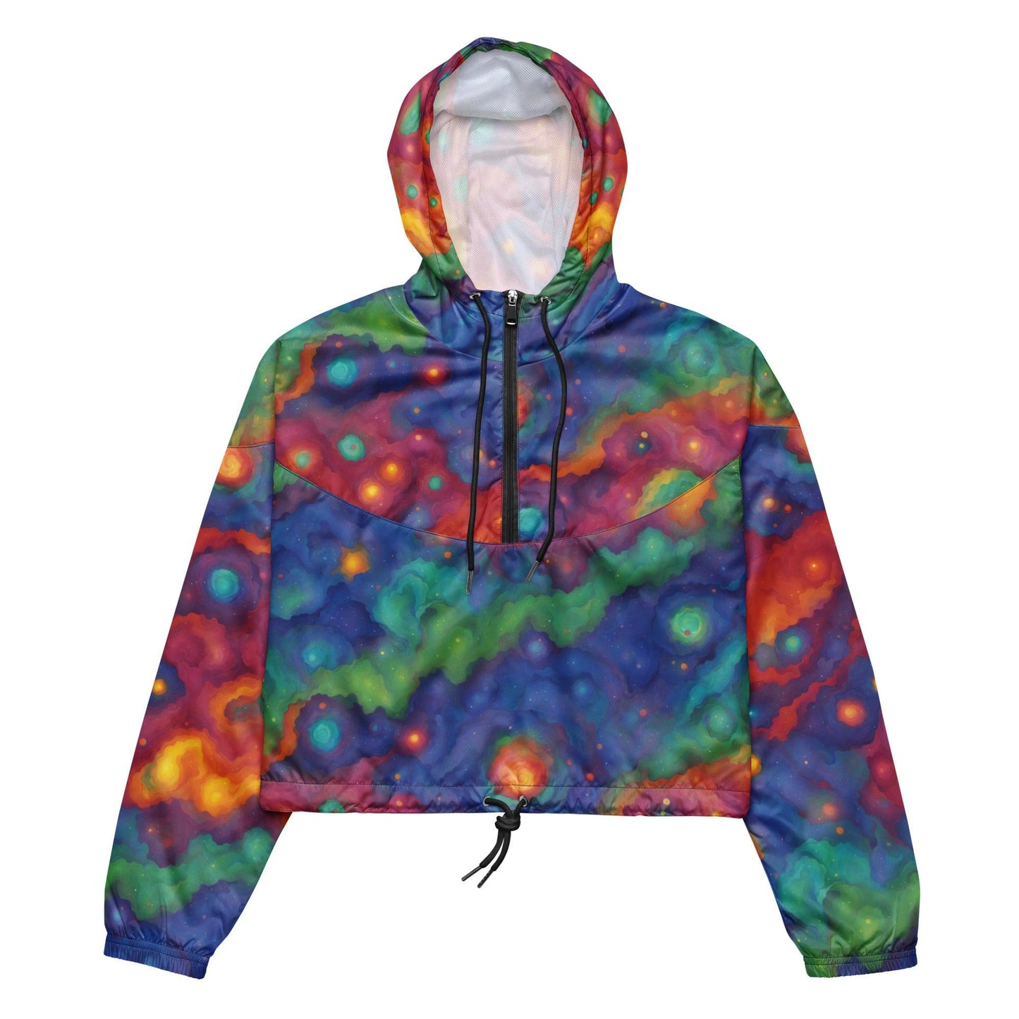 Women’s Cropped Windbreaker Auroral - ErdeGora