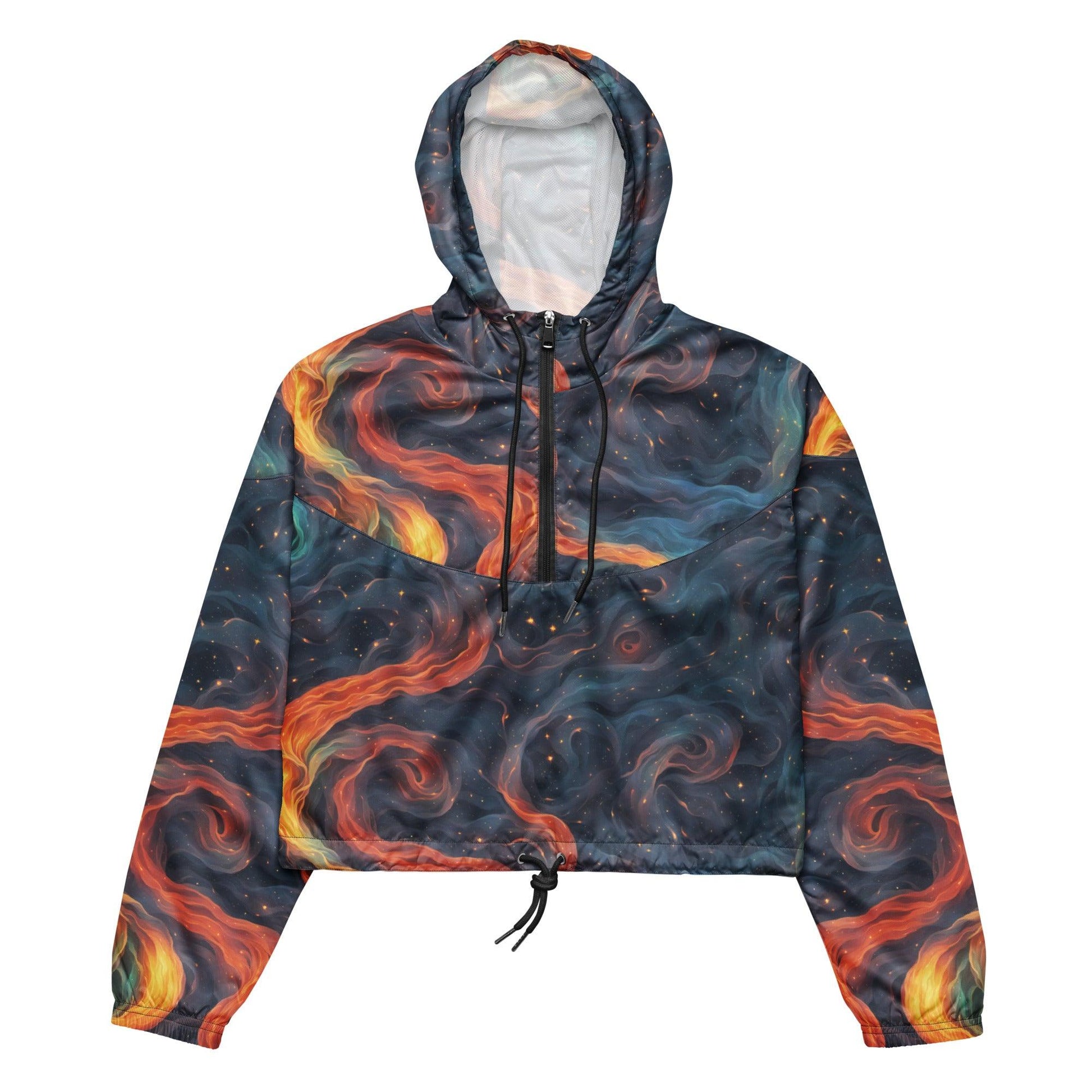 Women’s Cropped Windbreaker Lyra - ErdeGora