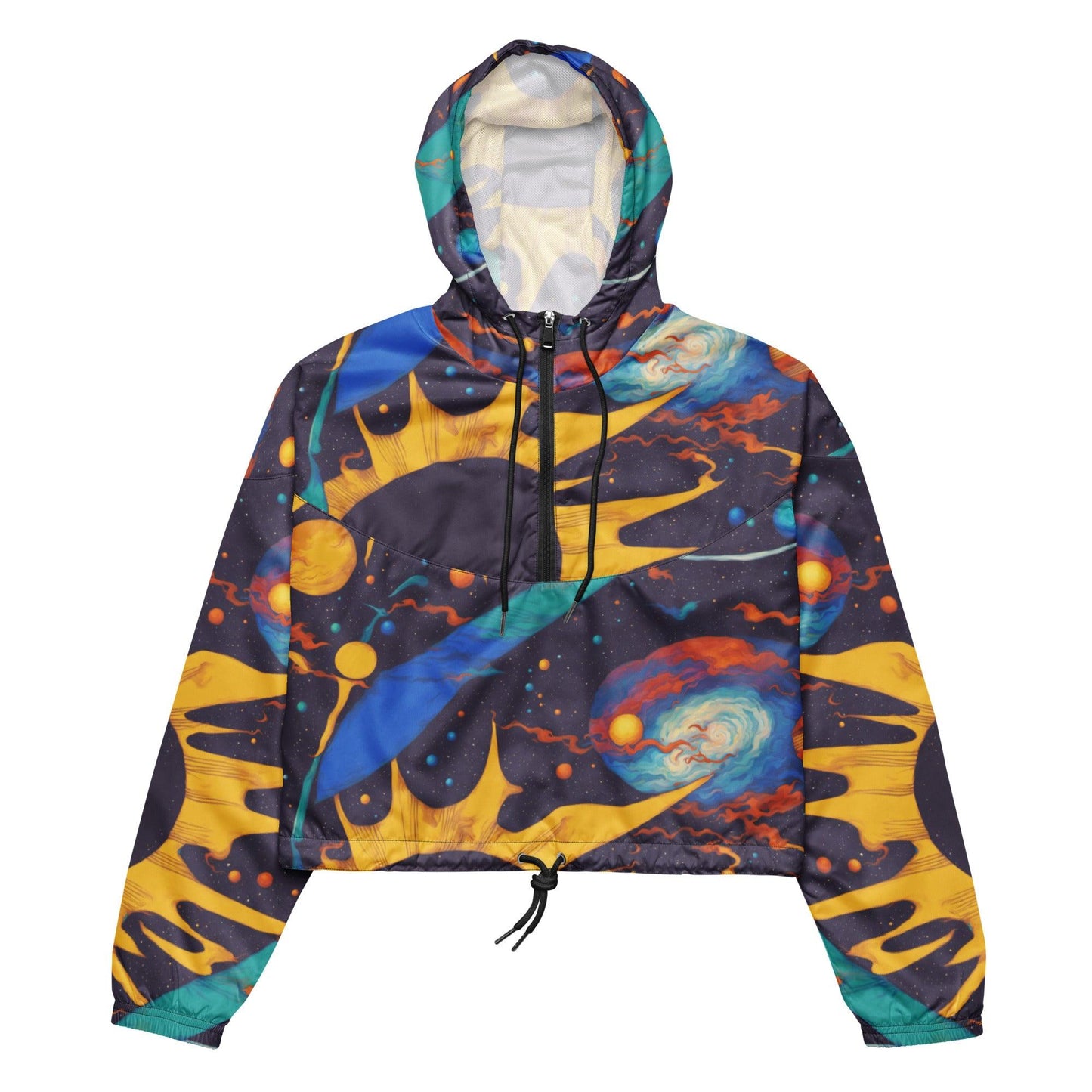 Women’s Cropped Windbreaker Nebula - ErdeGora