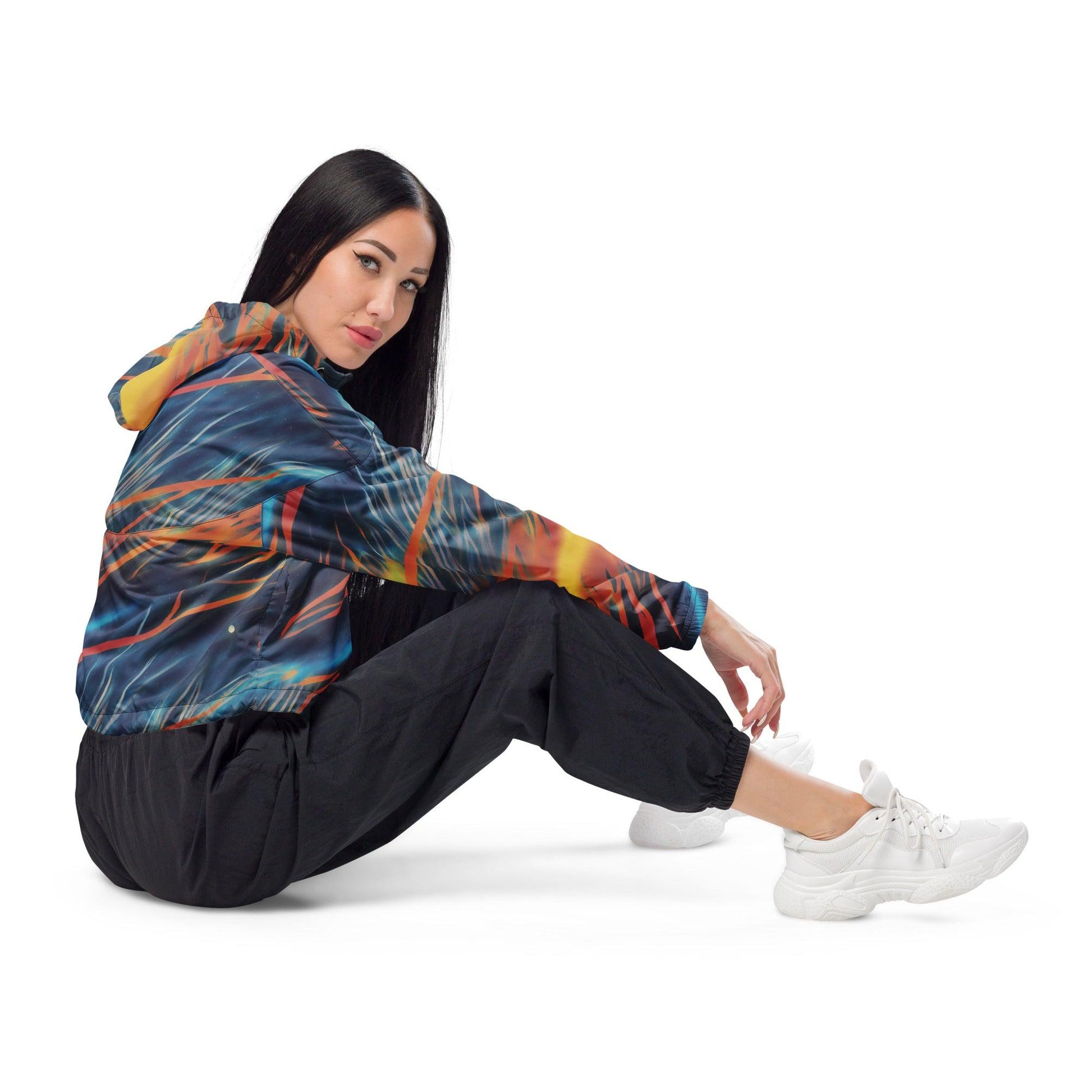 Women’s Cropped Windbreaker Radiant V - ErdeGora