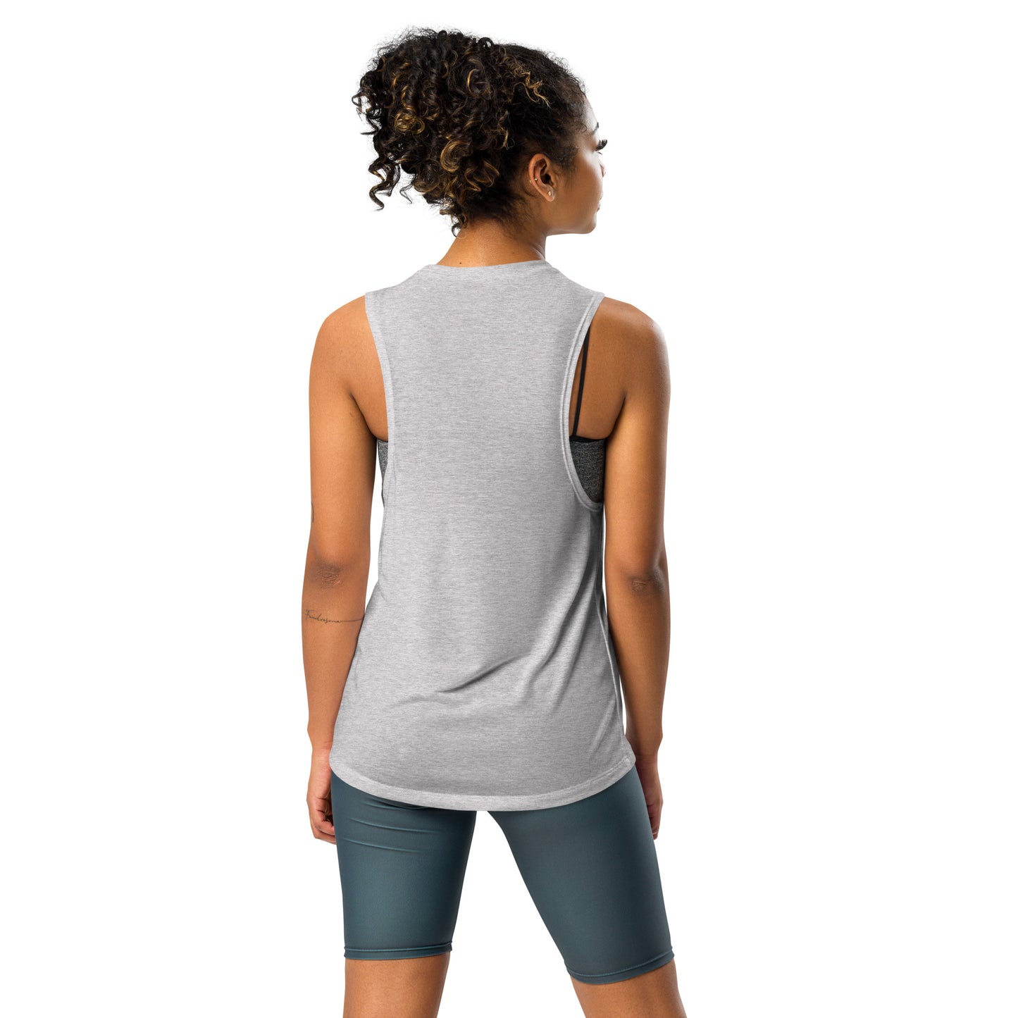 Ladies’ Muscle Tank Breathe, Trust, Let Go - ErdeGora