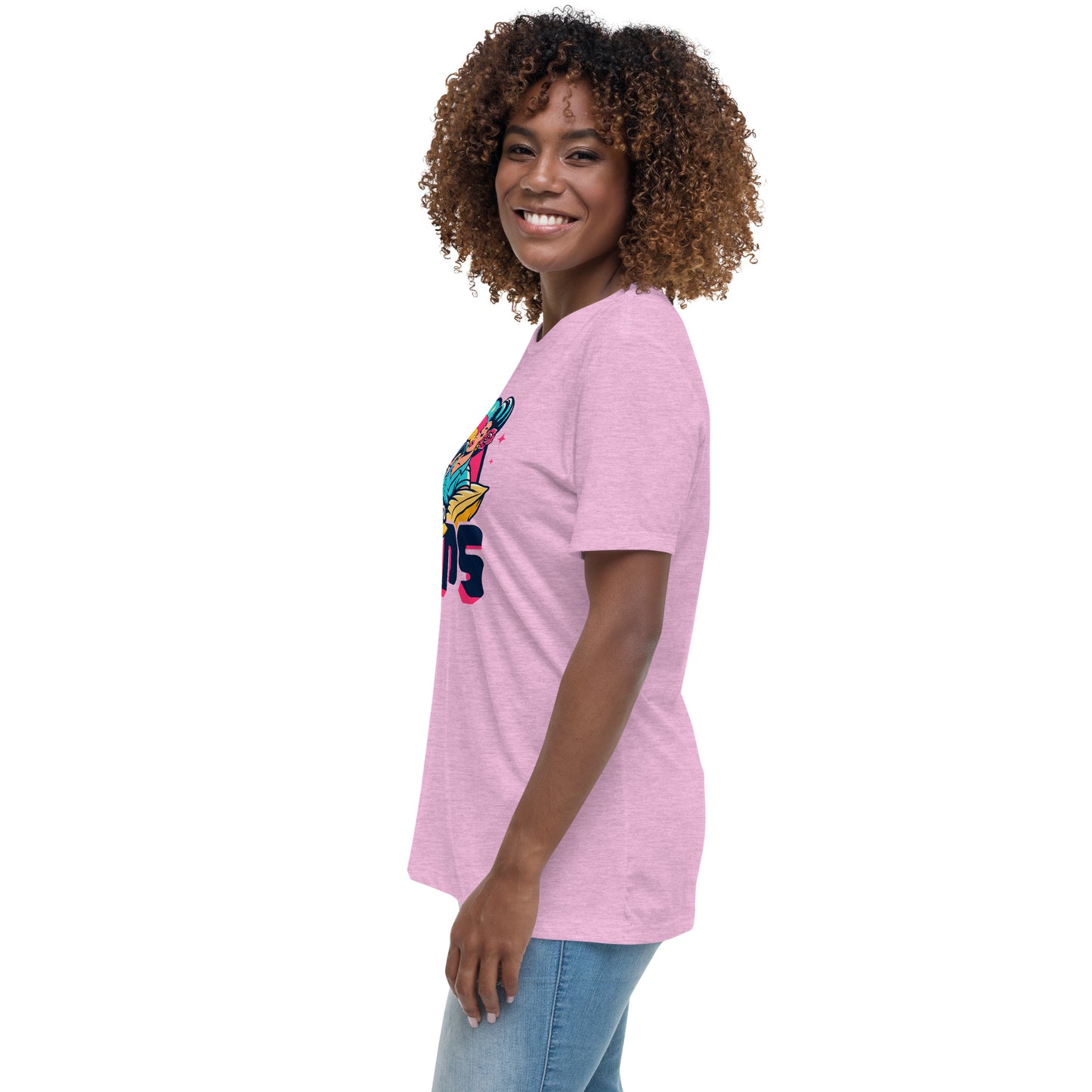 Women's Relaxed T-Shirt Love Power Naps - ErdeGora