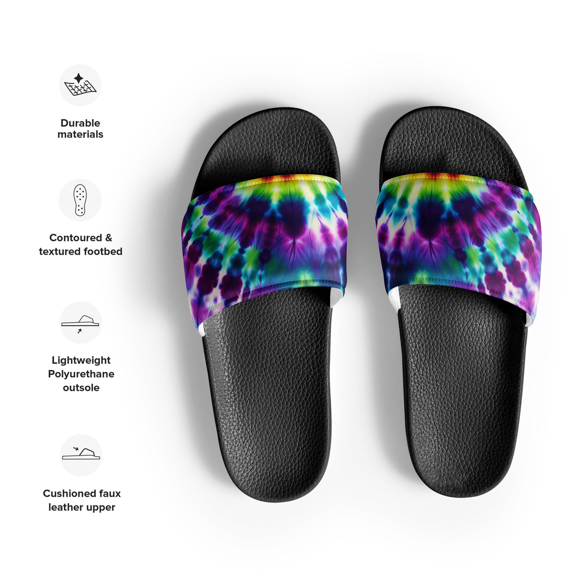 Women’s Slides Psychedelic Splash - ErdeGora