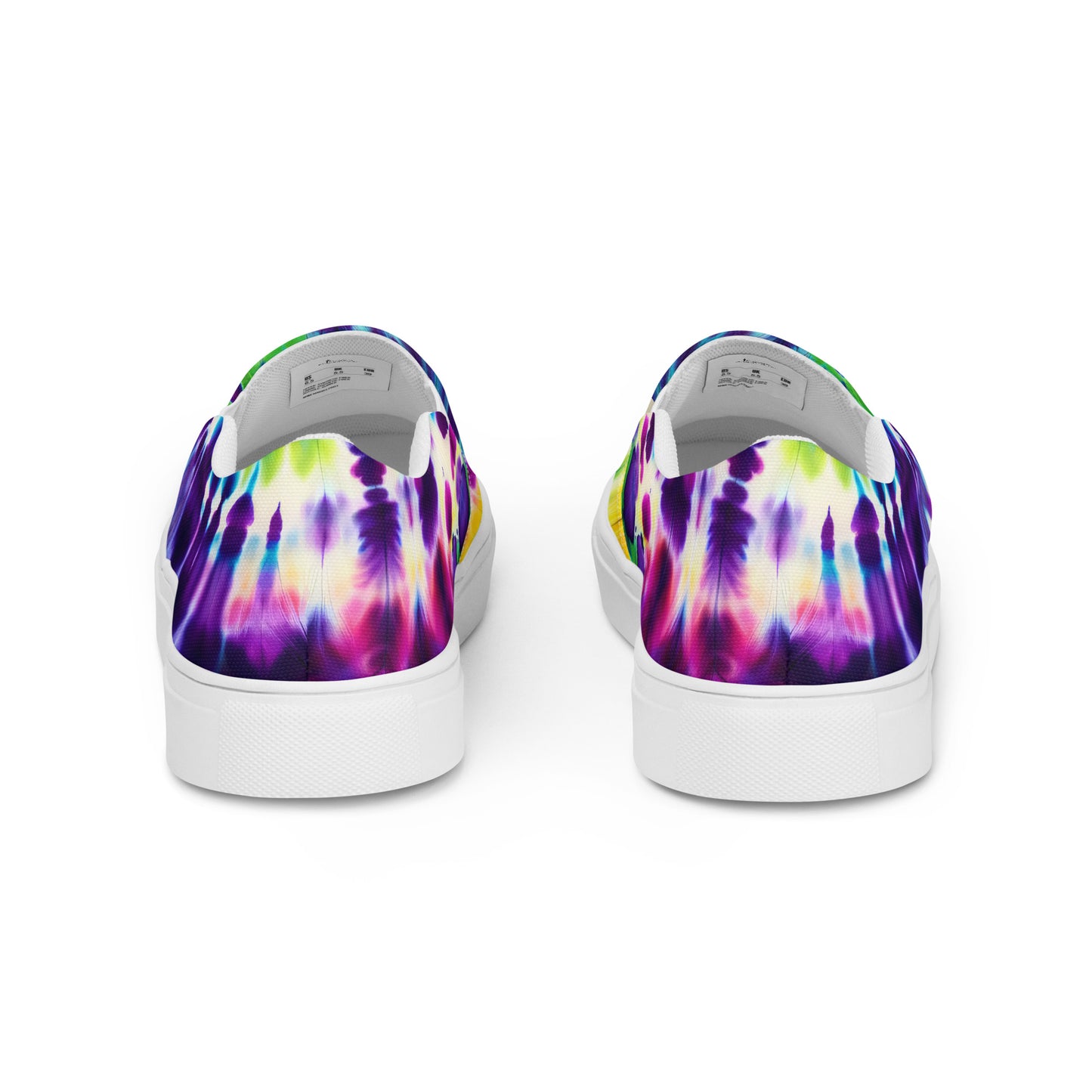 Women’s Slip-On Shoes Rainbow Swirl - ErdeGora