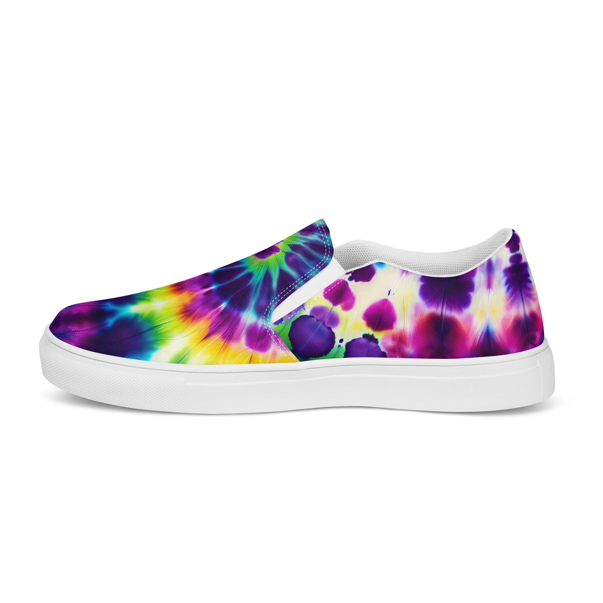 Women’s Slip-On Shoes Rainbow Swirl - ErdeGora