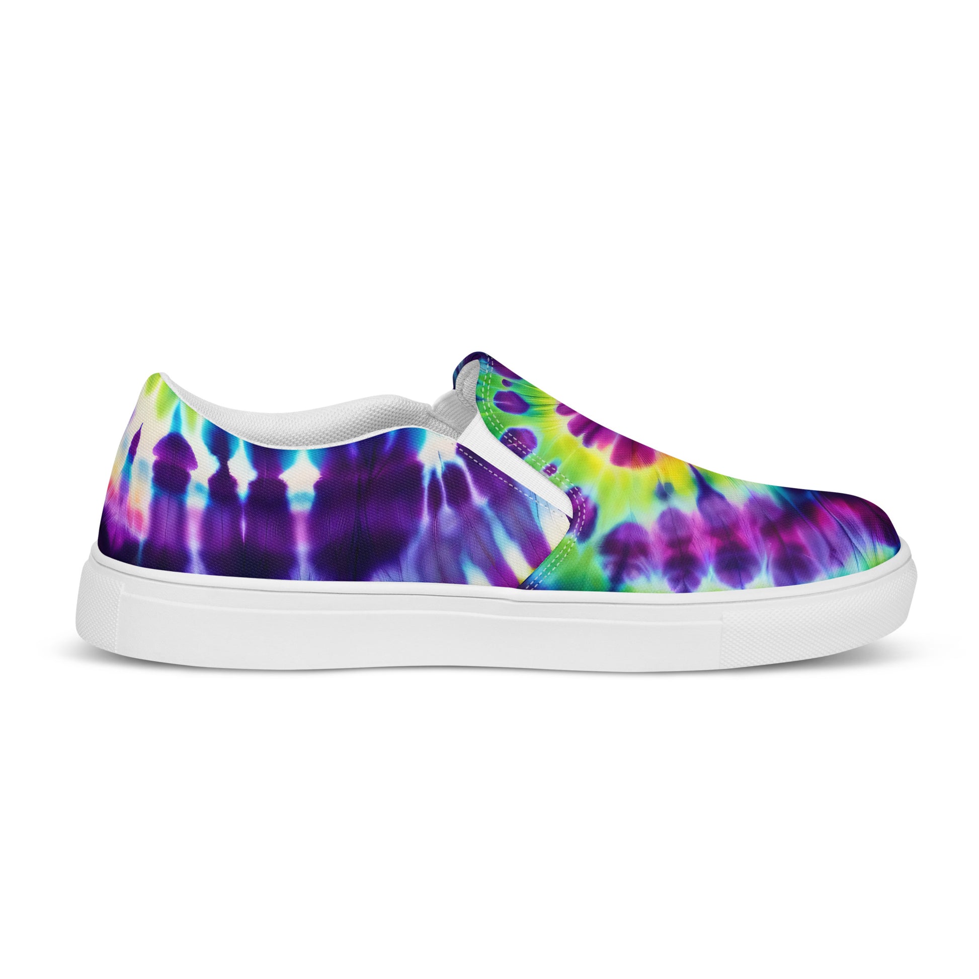 Women’s Slip-On Shoes Rainbow Swirl - ErdeGora